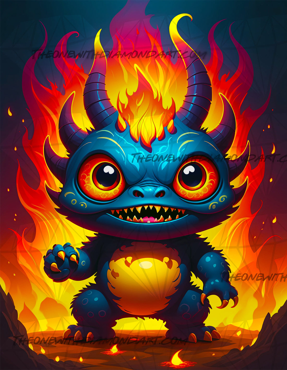 Cute Fire Monster ©CajunBeauty