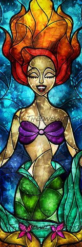 *Hand-Rendered* Daughter Of The Sea King ©Mandie Manzano