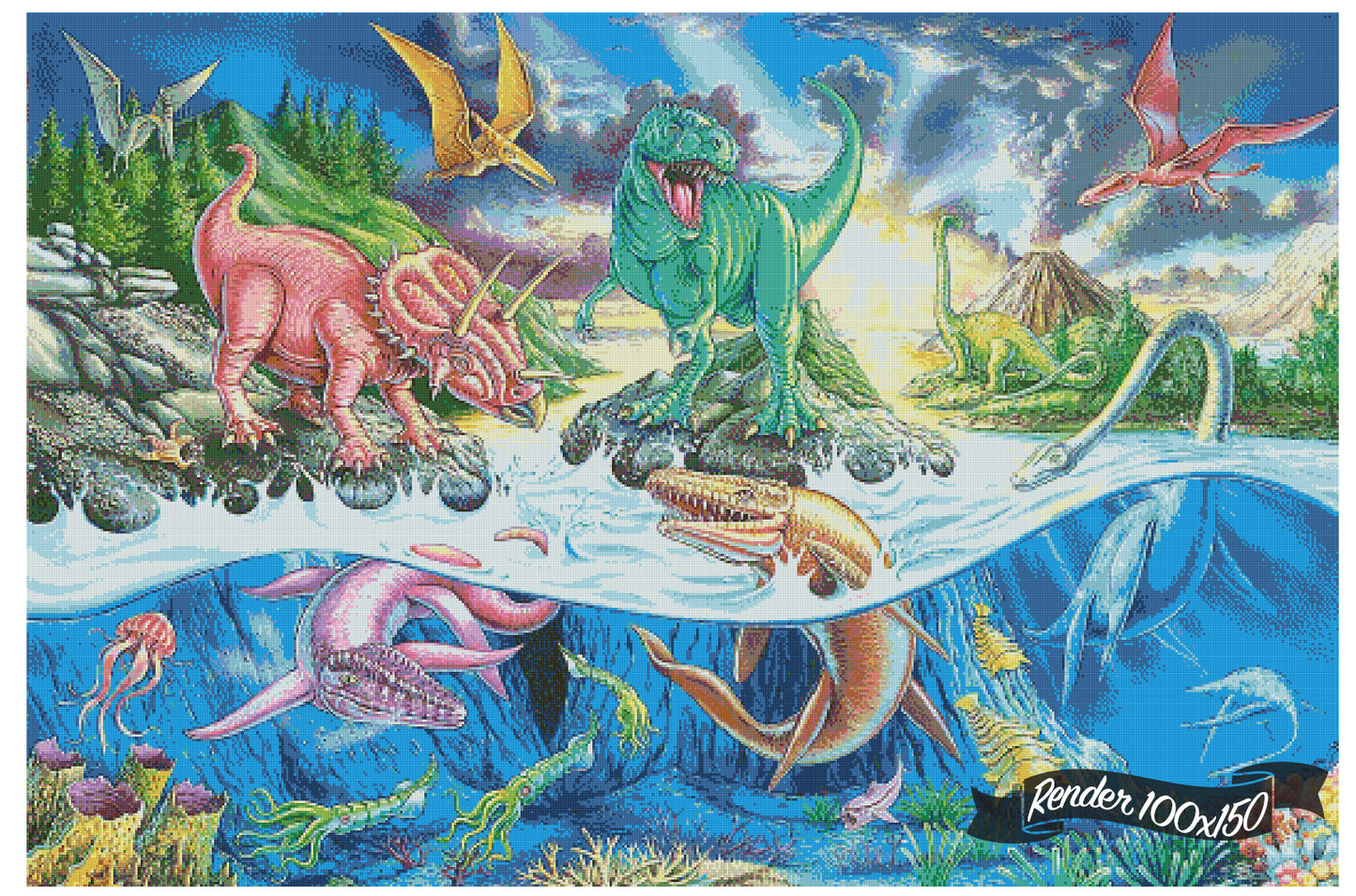 Dinosaur Island ©Mark Gregory. Licensed by MGL, www.mglart.com