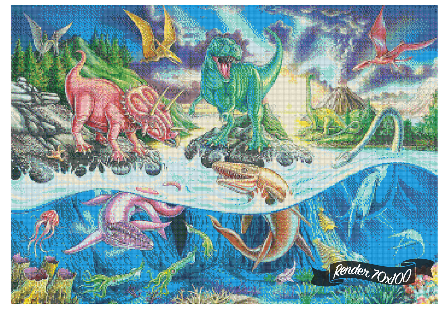 Dinosaur Island ©Mark Gregory. Licensed by MGL, www.mglart.com