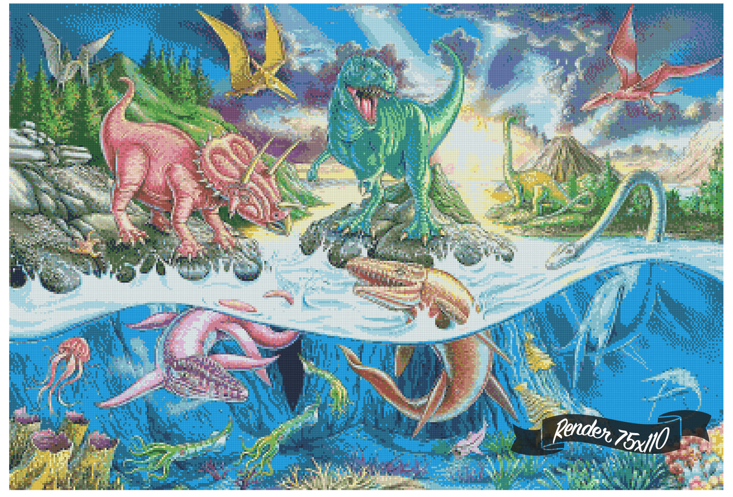 Dinosaur Island ©Mark Gregory. Licensed by MGL, www.mglart.com