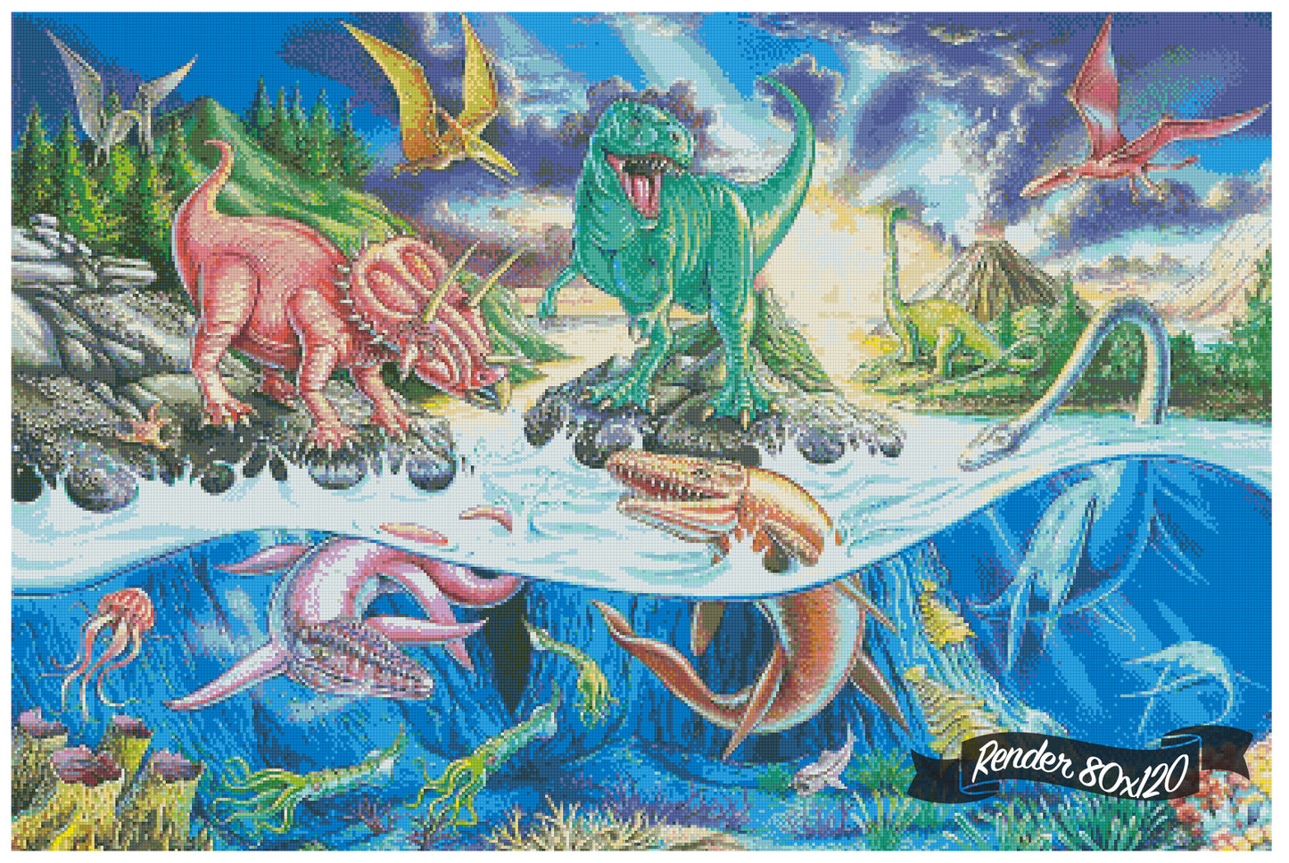 Dinosaur Island ©Mark Gregory. Licensed by MGL, www.mglart.com