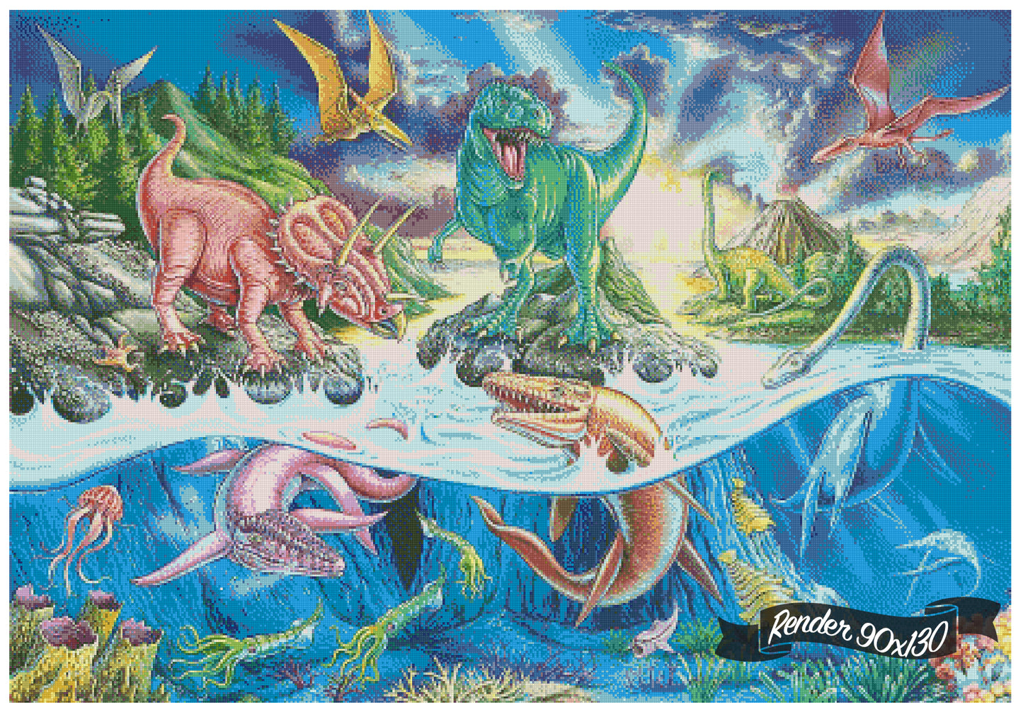 Dinosaur Island ©Mark Gregory. Licensed by MGL, www.mglart.com