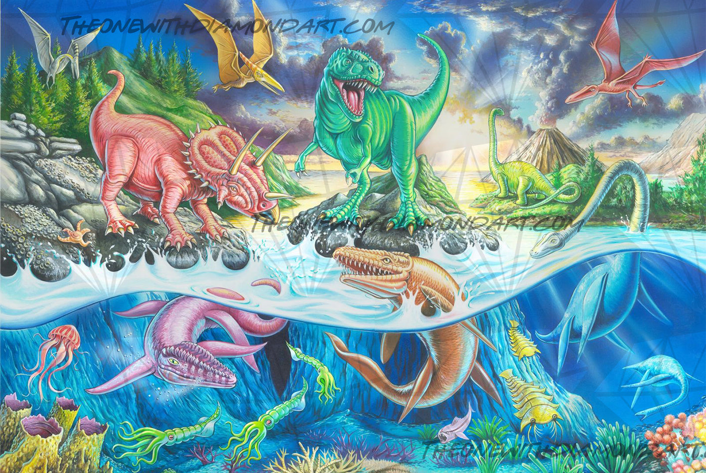 Dinosaur Island ©Mark Gregory. Licensed by MGL, www.mglart.com