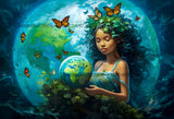 Earth's Tender Protector ©Rose Proffitt Creations