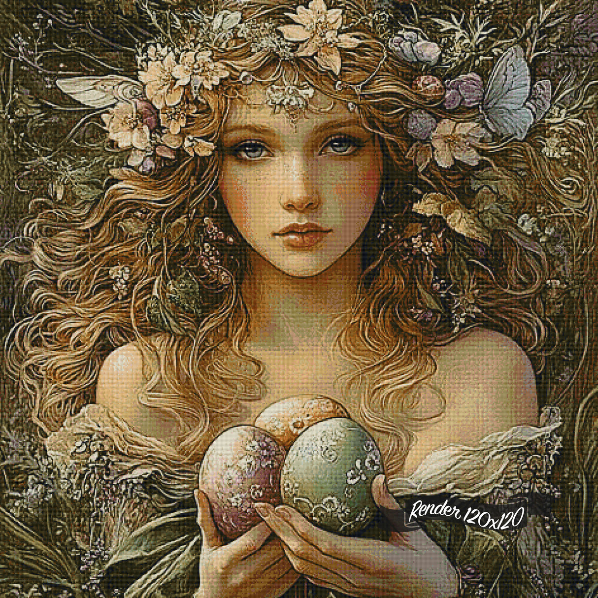 The Easter Garden Fairy ©Finira