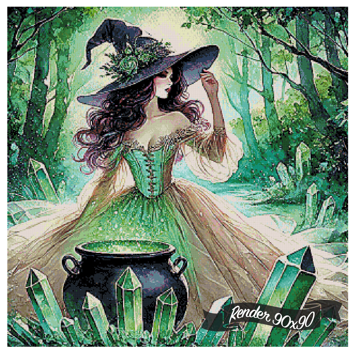 Emerald Alchemy ©Cocomarshmallow Art