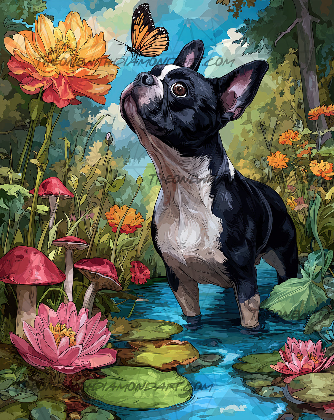 Frenchie Fascination ©Cocomarshmallow Art