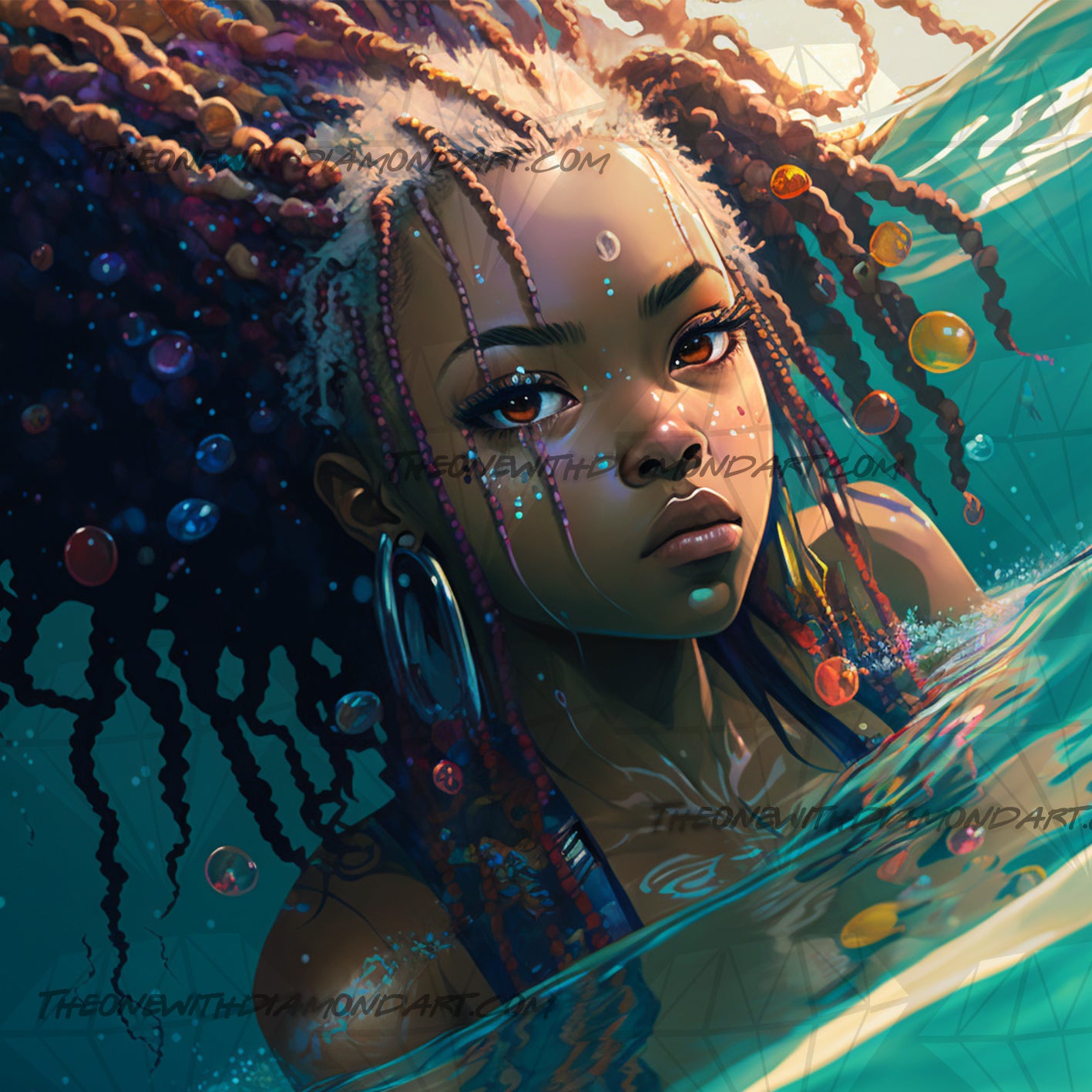 Face Da Water ©Afro_Anime_Senpai