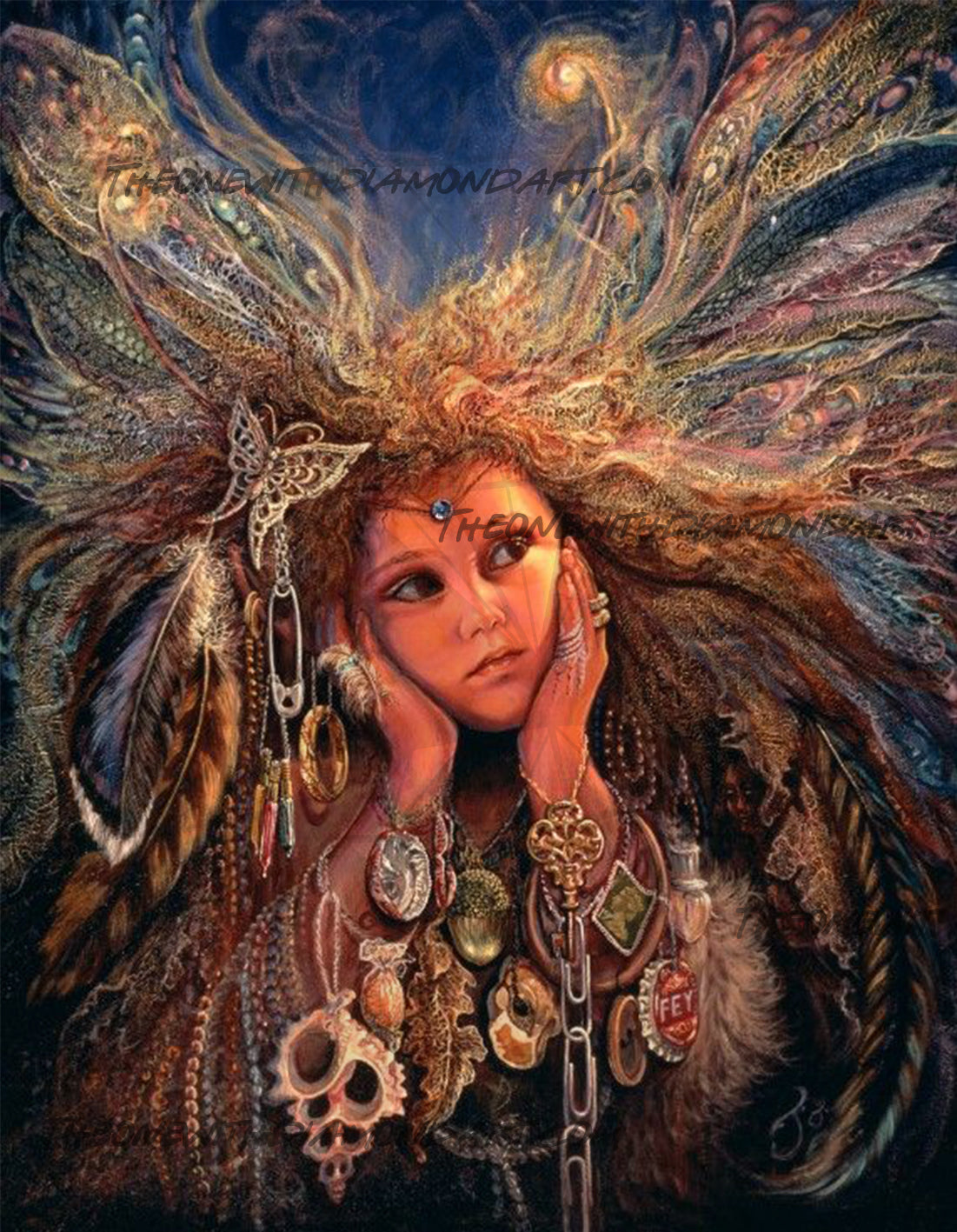 Fairy's Treasure - Magpie Fairy ©Josephine Wall