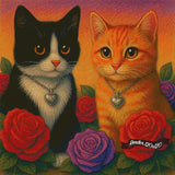 Feline in Love ©Theresa Raymer