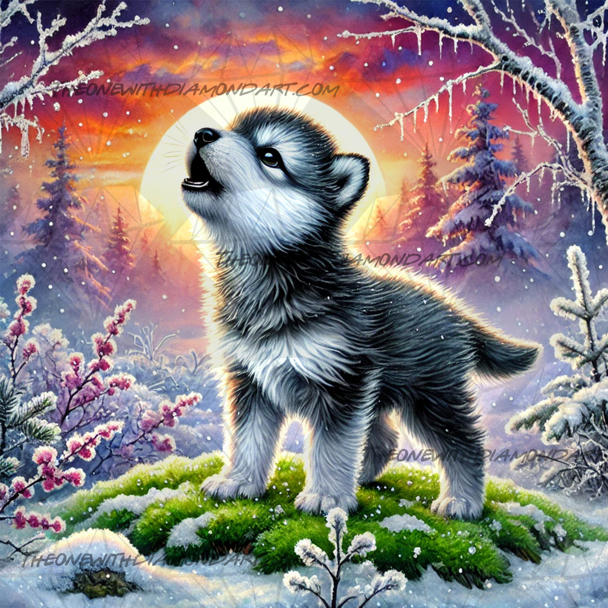 60x60cm Find Your Voice ©Finira (Square + Pearlescent Shimmer)