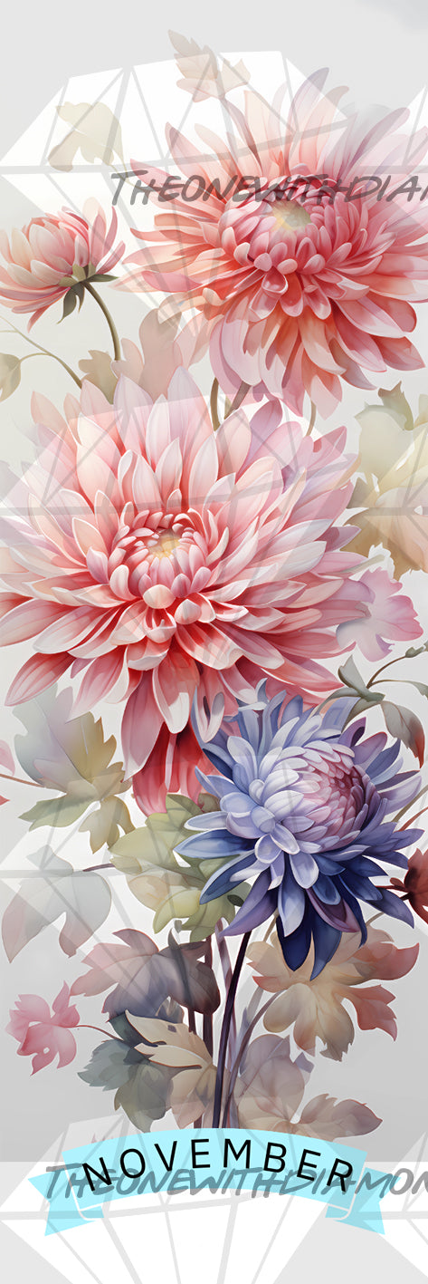 Floral Birthdays - November's Chrysanthemum