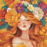 Floral Crowned Dreamer ©Diamants et Strass