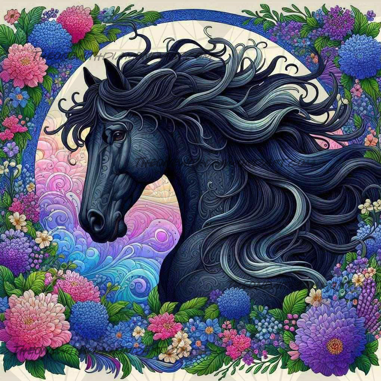 Floral Steed ©Theresa Raymer