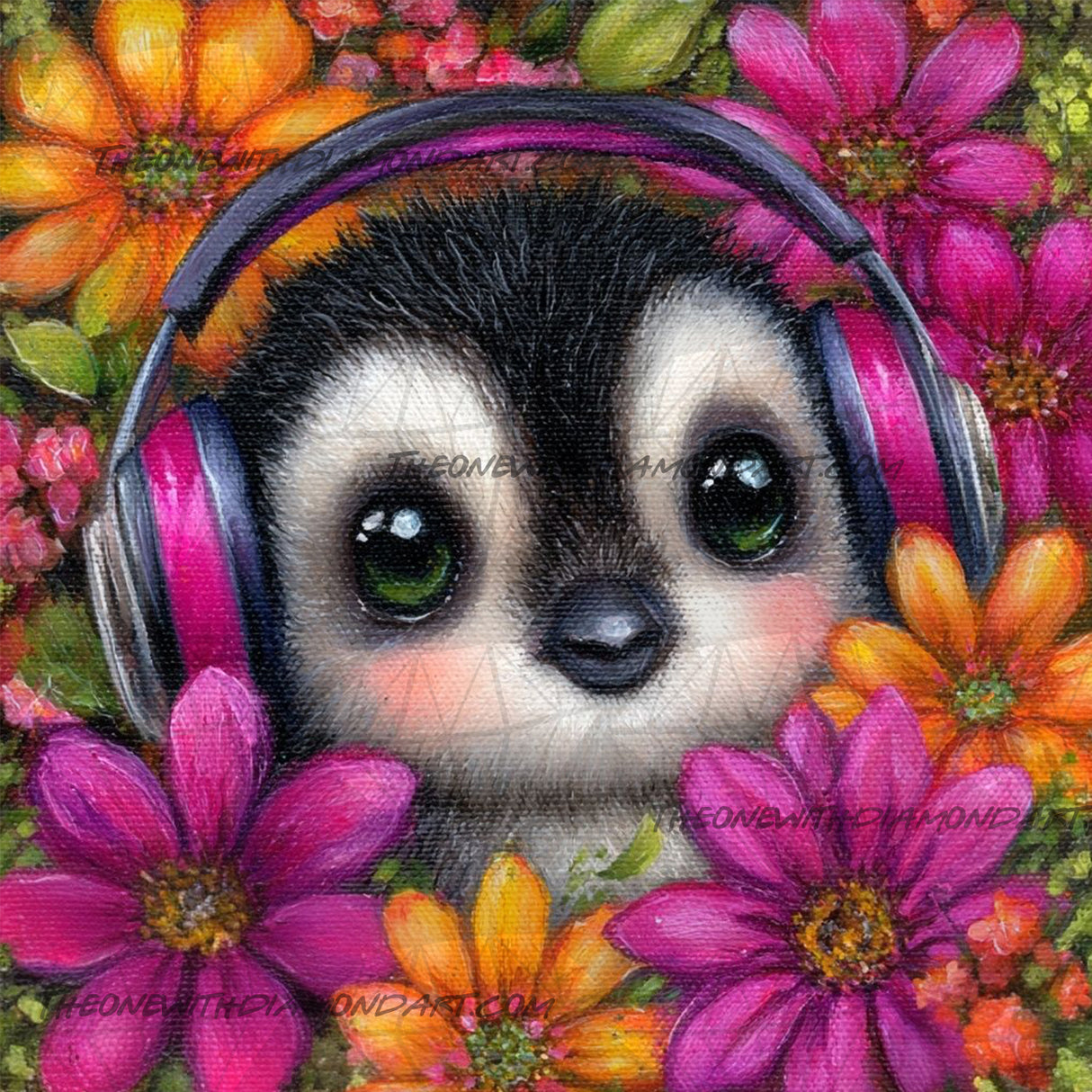 *Paint By Numbers* Floral Vibes ©Finira