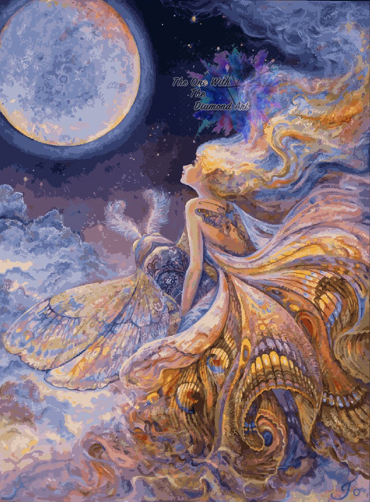 *Paint By Numbers* Fly Me To The Moon ©Josephine Wall