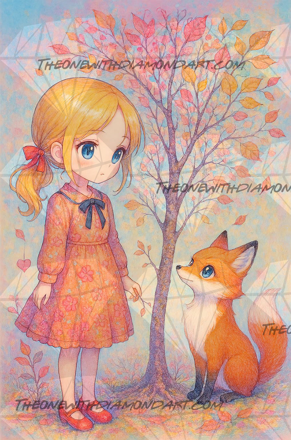 Fox And Frills In Fall ©Diamants et Strass