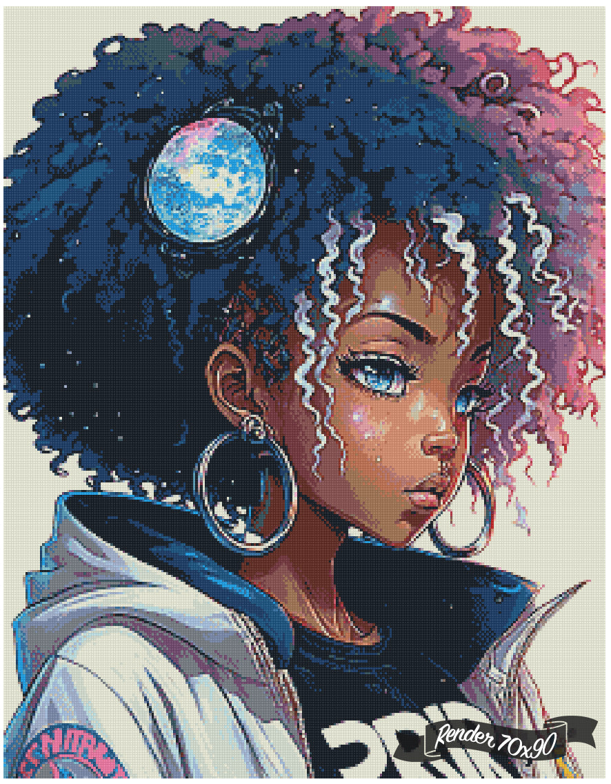 Galactic Traveller ©Afro_Anime_Senpai