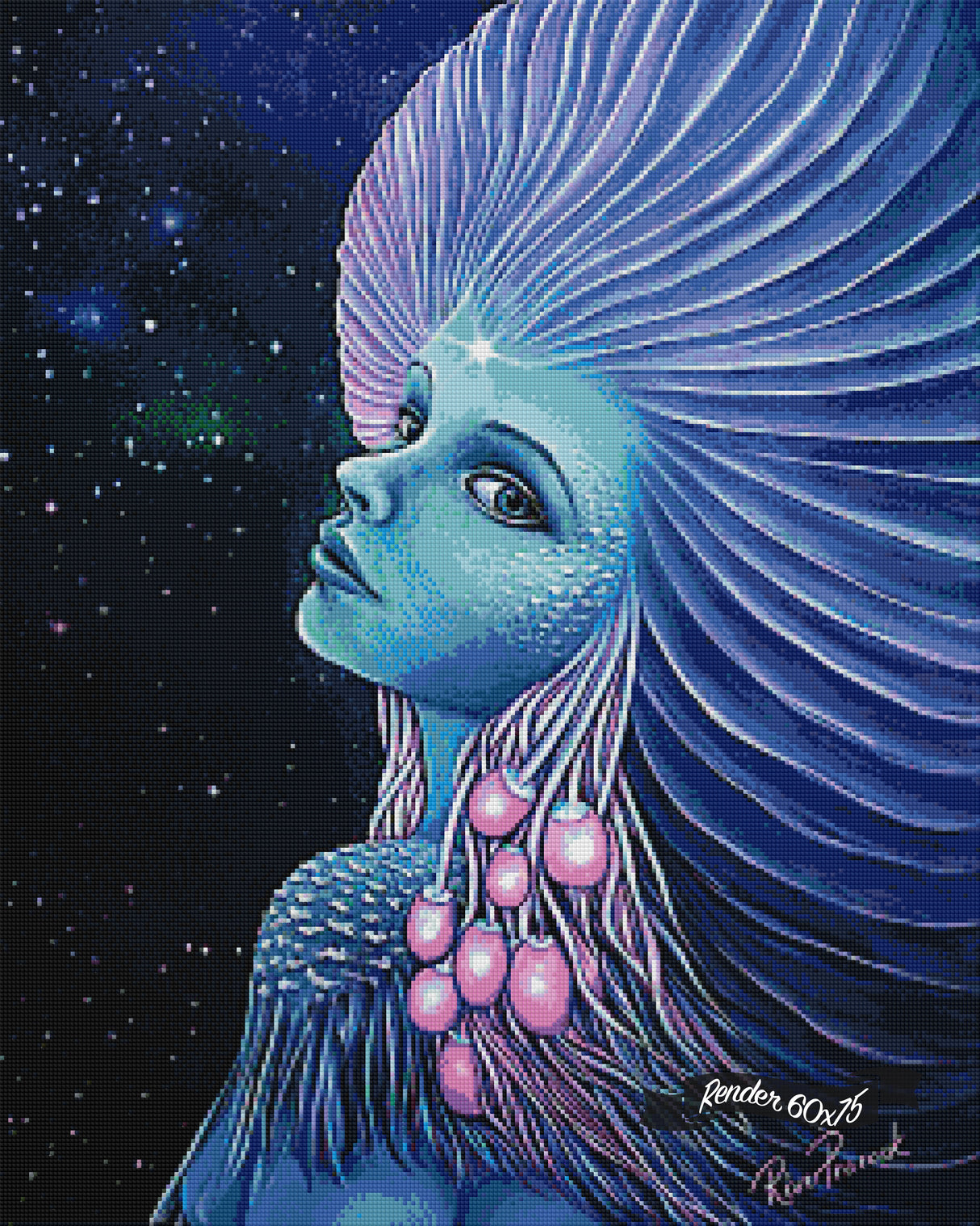 Galaxy Shroom Goddess ©River Peacock