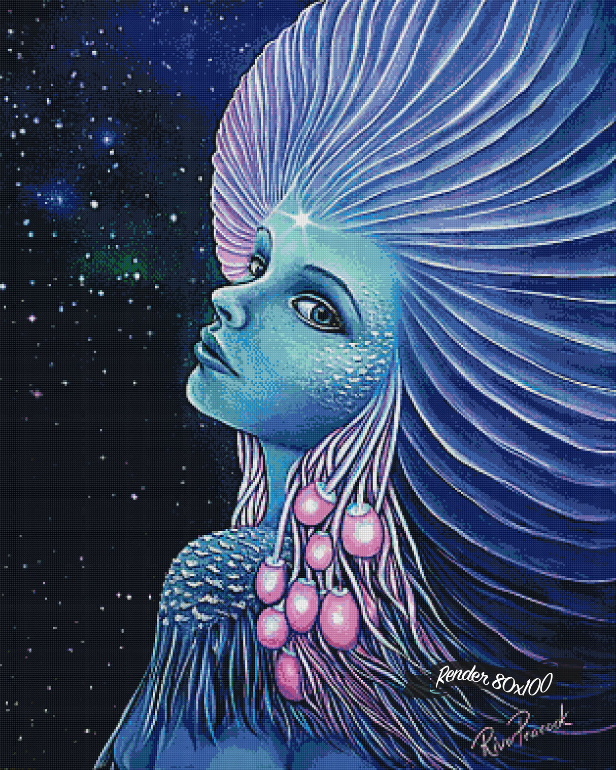 Galaxy Shroom Goddess ©River Peacock