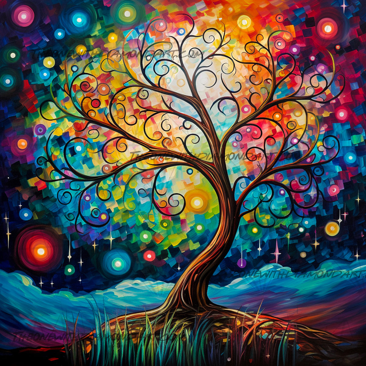 Galaxy Tree ©Rose Proffitt Creations