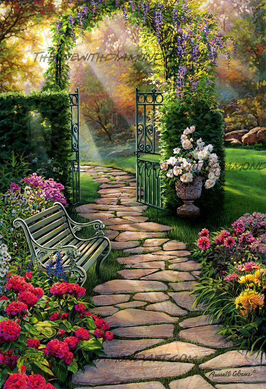 Garden Path ©Russell Cobane. Licensed by MGL, www.mglart.com