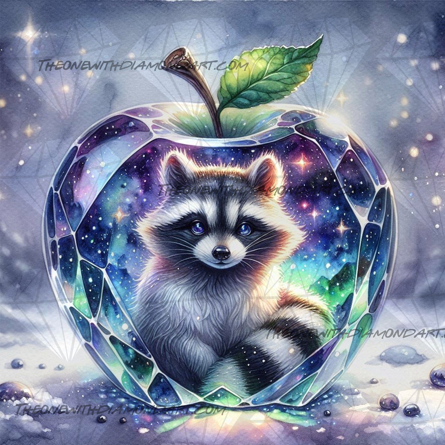 Glass Apple - Raccoon ©Finira