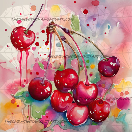 Glossy Cherries ©Laura @cocomarshmallow_art