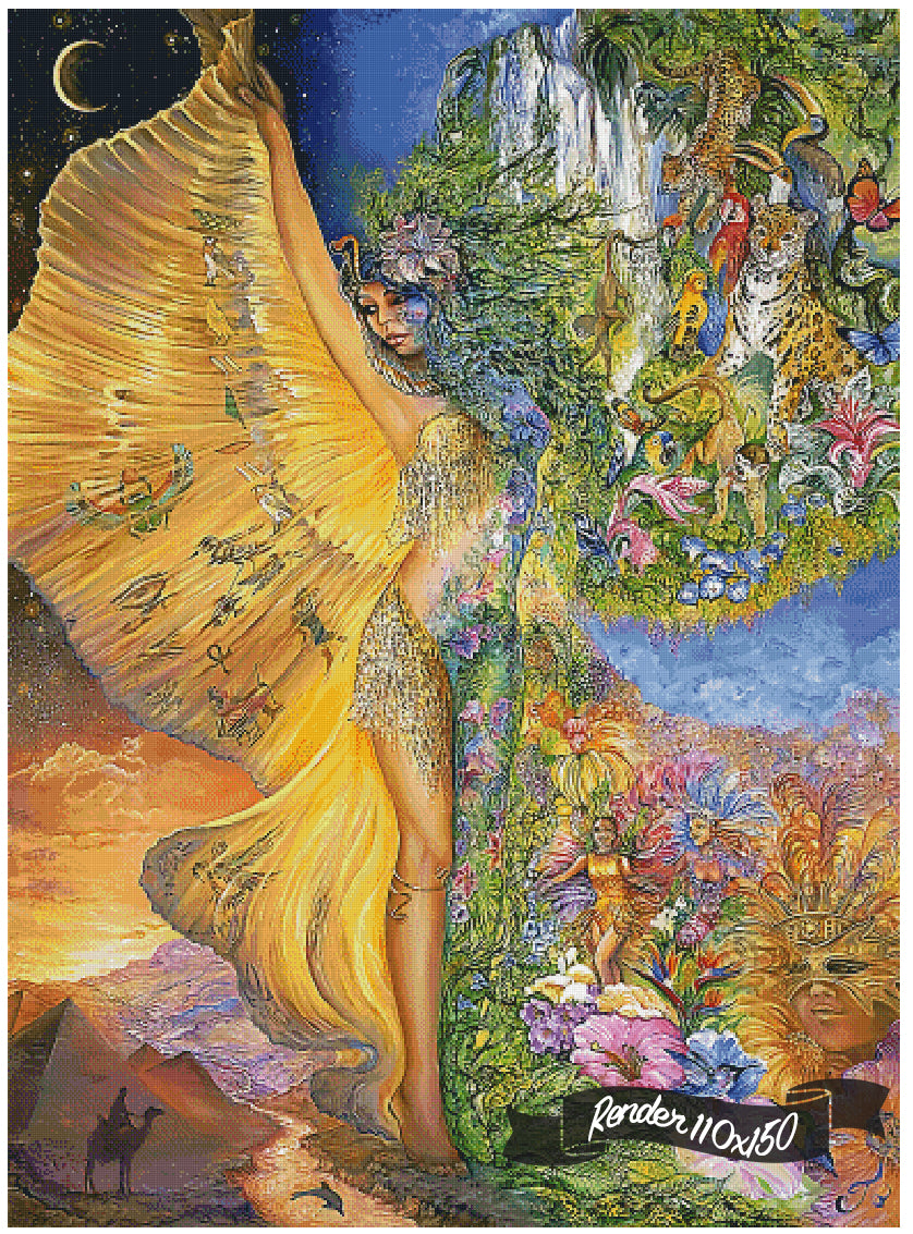 Goddess Between Realms ©Josephine Wall