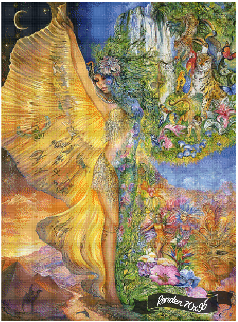 Goddess Between Realms ©Josephine Wall