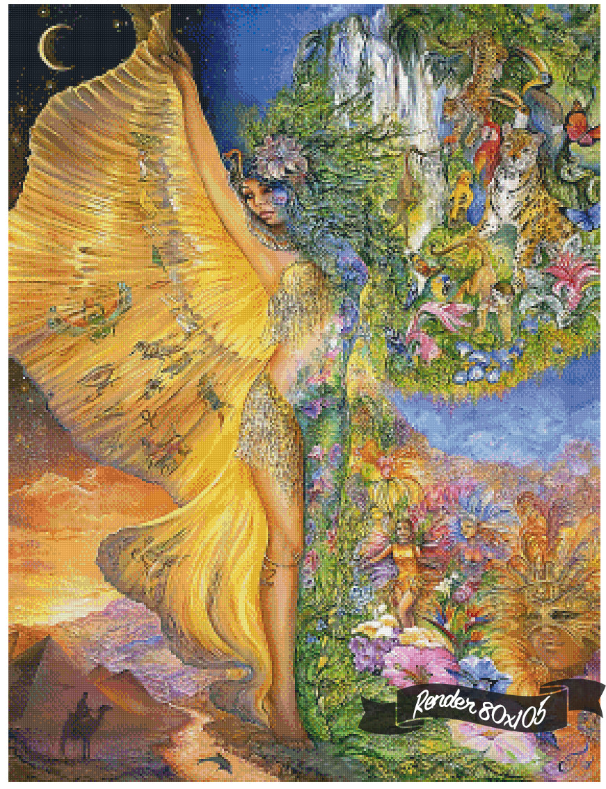 Goddess Between Realms ©Josephine Wall