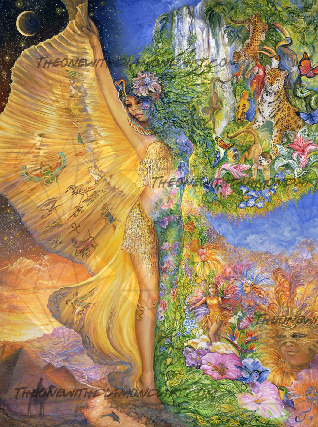 Goddess Between Realms ©Josephine Wall