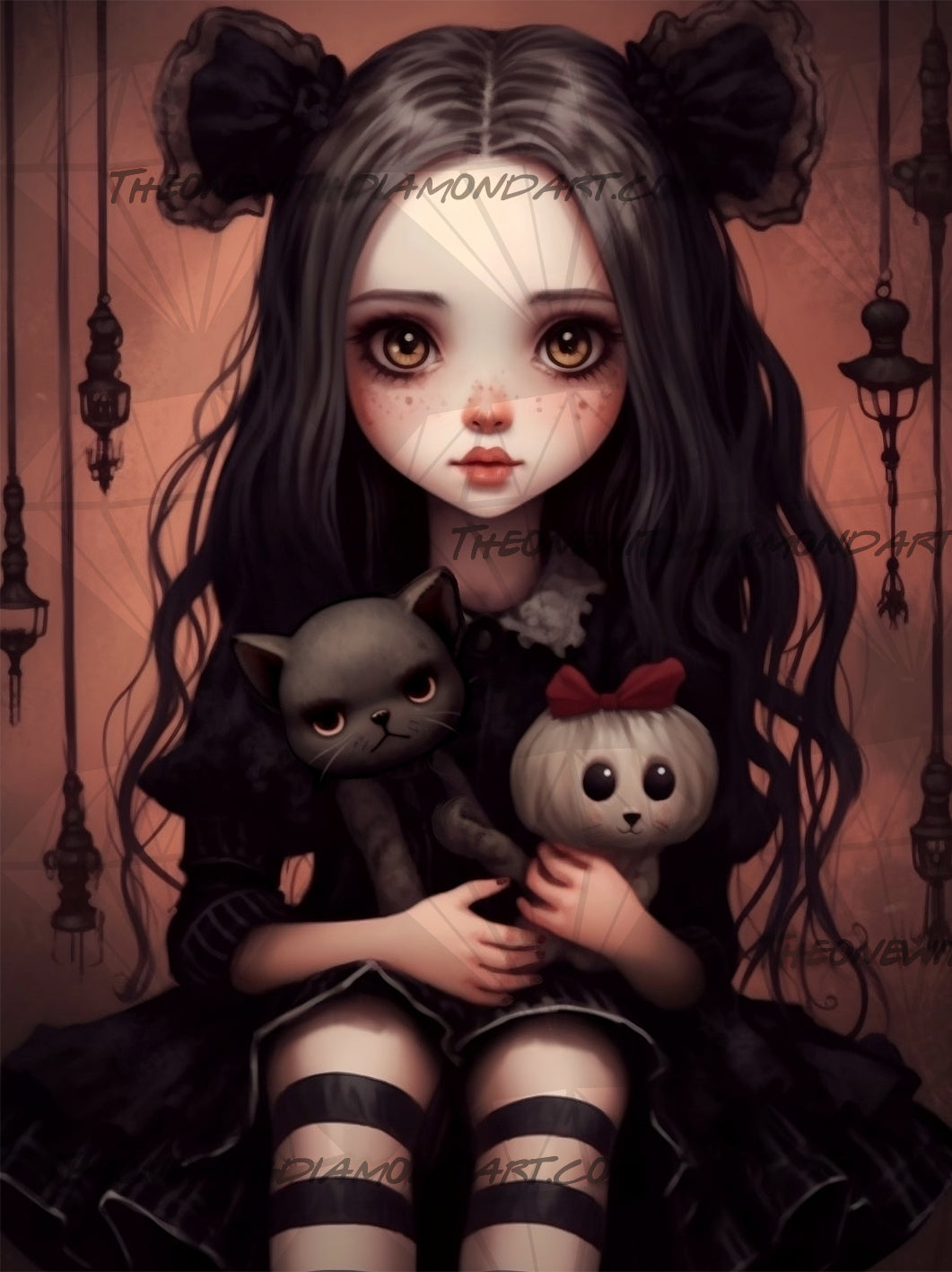Gothic Halloween With My Furry Friend ©Finira – The One With The