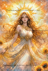 *Hand-Rendered* Halo Of Gold ©Cocomarshmallow Art
