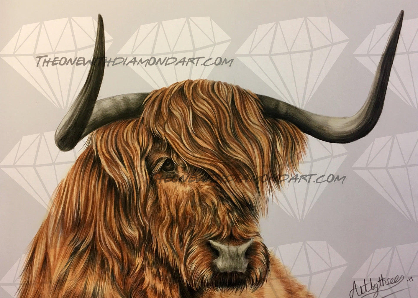 Highland Cow ©ArtByThree