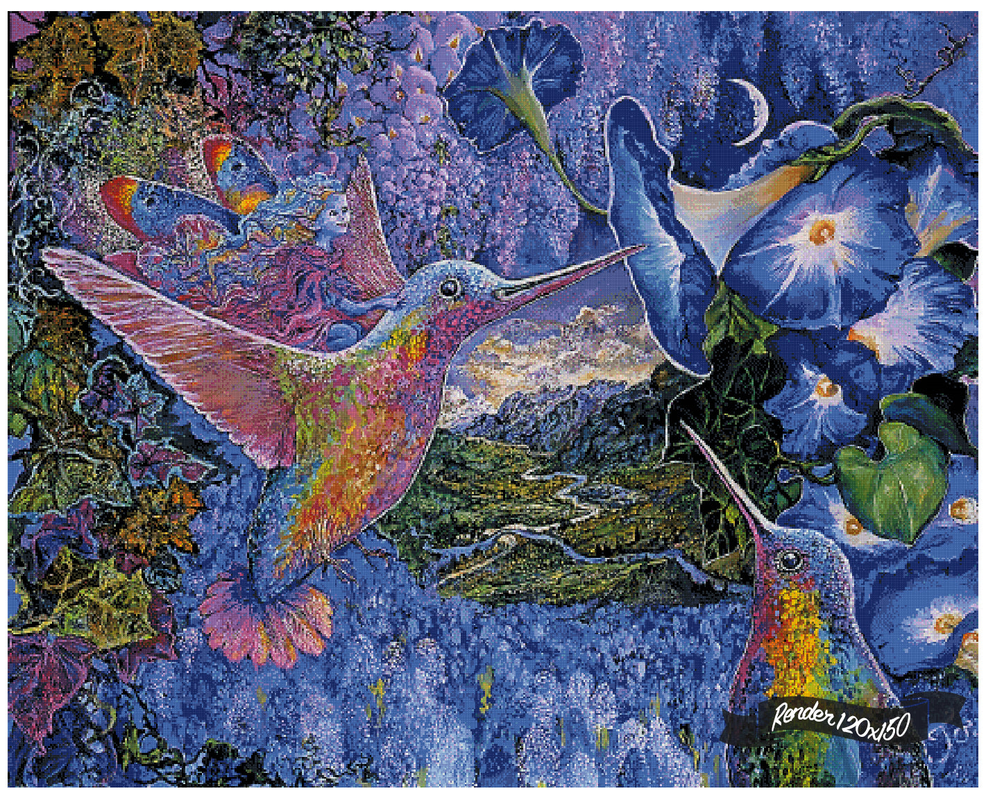 Hitching A Ride To Fairyland ©Josephine Wall