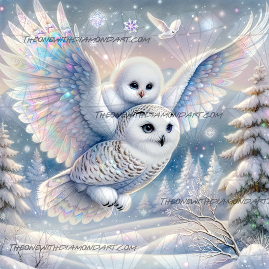 Holographic Owls ©Laura @cocomarshmallow_art