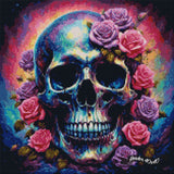 Holographic Skull And Roses ©Tabz Jones / GratefulLicensing.com