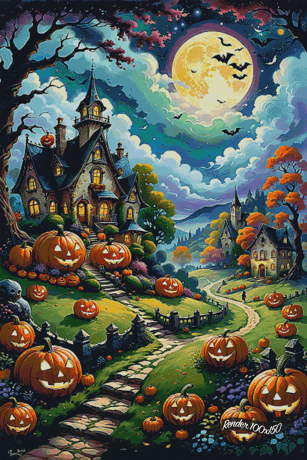 Jack-o’-Lantern Lane ©Artifey
