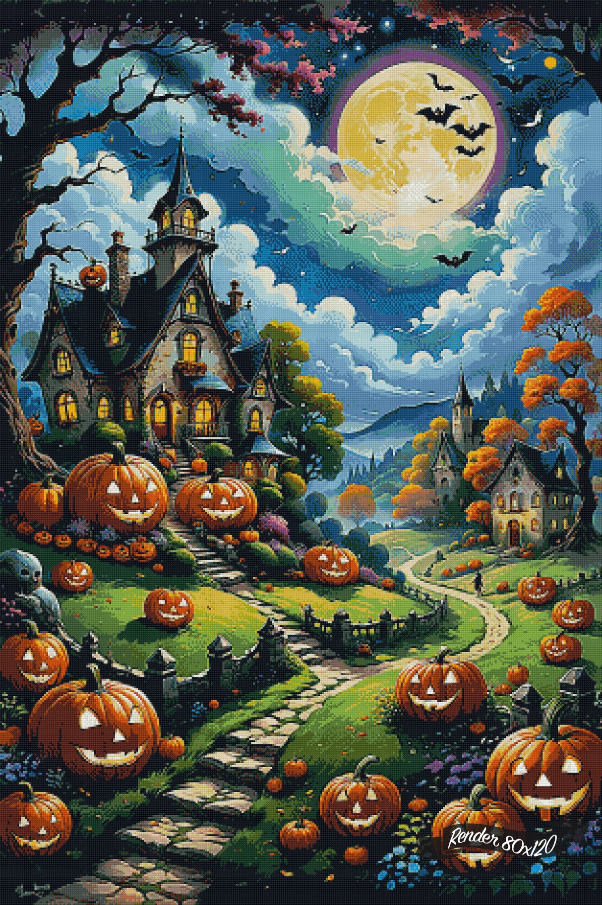 Jack-o’-Lantern Lane ©Artifey