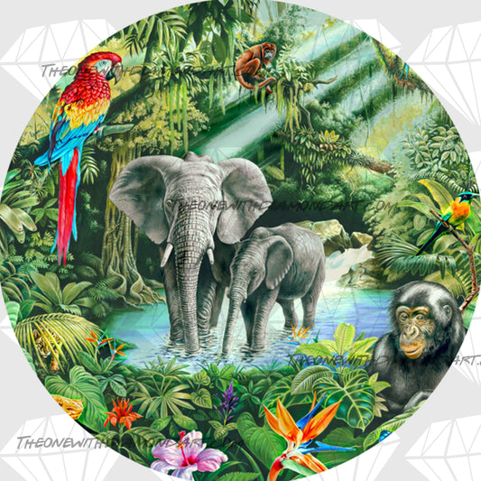 Jungle Circle ©Mark Gregory. Licensed by MGL, www.mglart.com