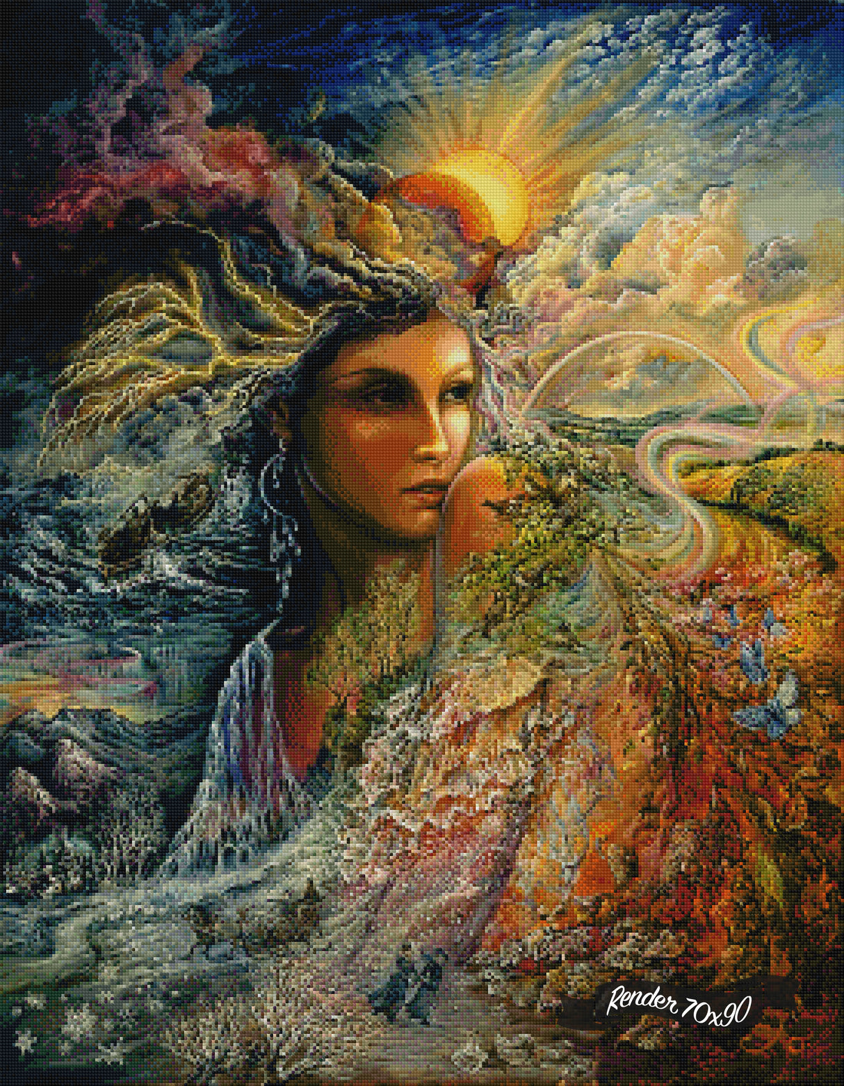 Spirit Of The Elements ©Josephine Wall