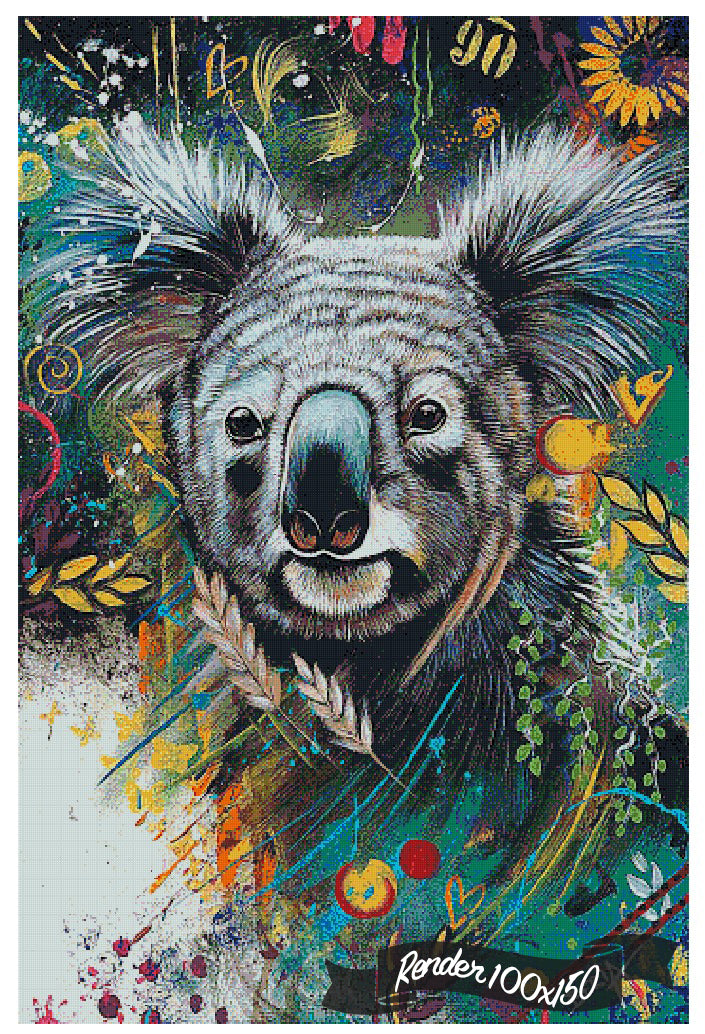 Koala In The Leaves ©BeriArt