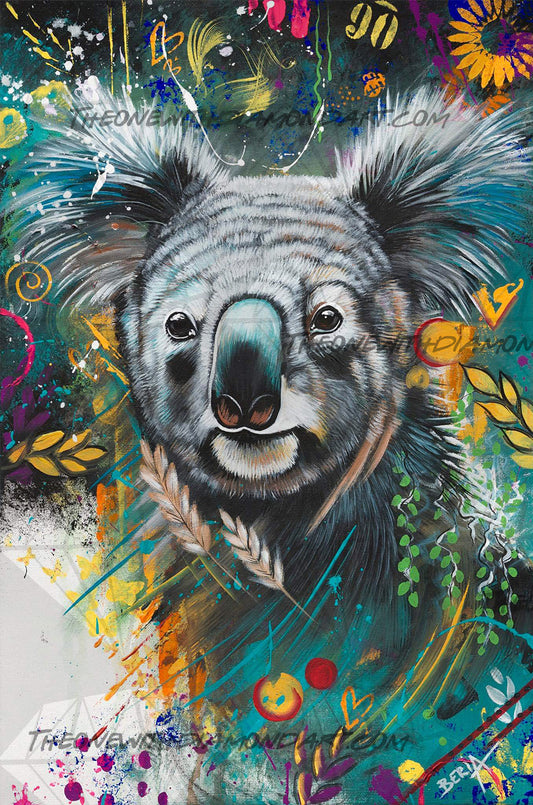 Koala In The Leaves ©BeriArt