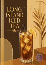 *Paint By Numbers* Cocktail Hour - Long Island Iced Tea ©The One With The Diamond Art