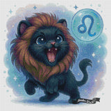 Leo Kitten ©The One With The Diamond Art