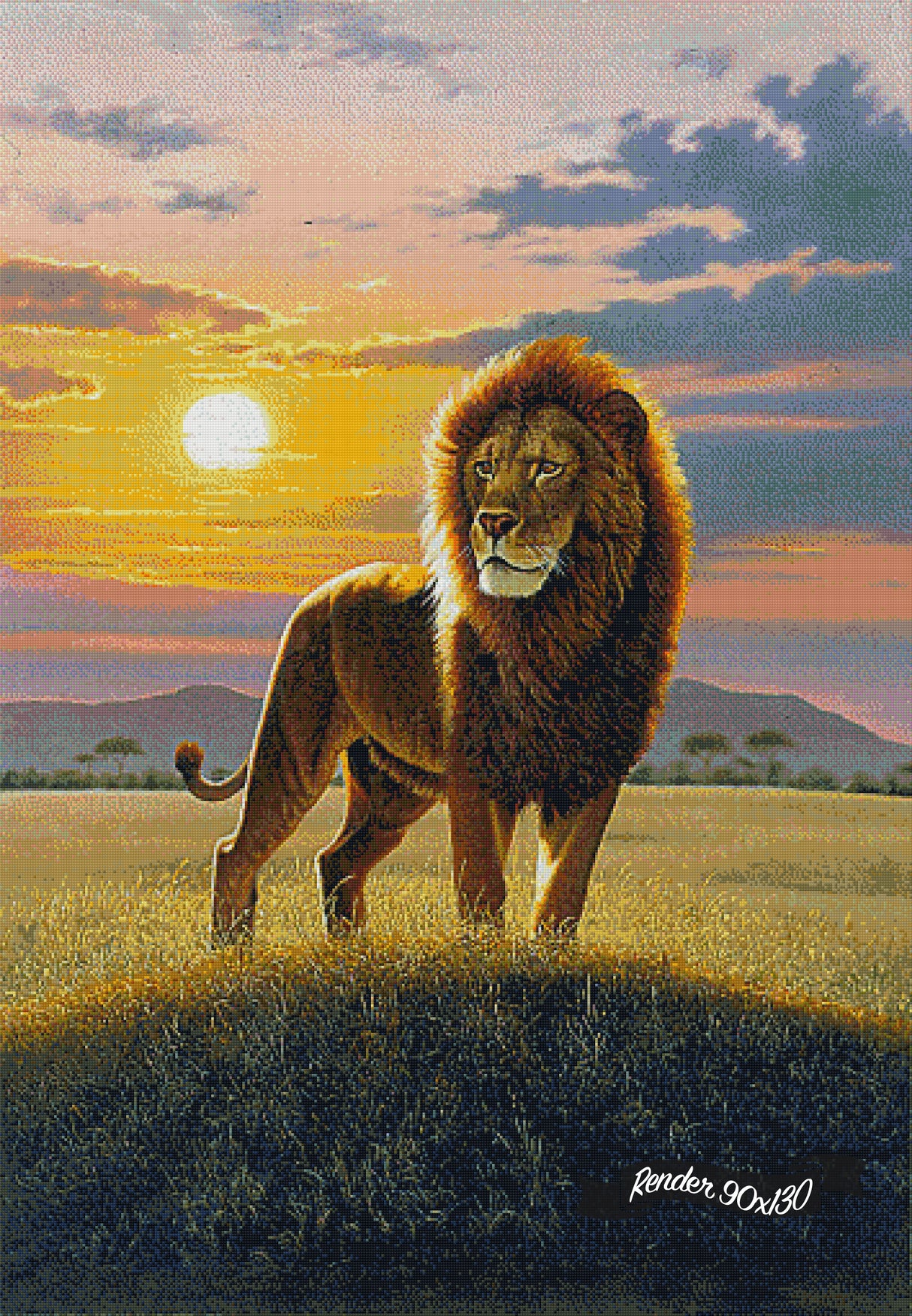 Lion ©Chris Hiett. Licensed by MGL, www.mglart.com