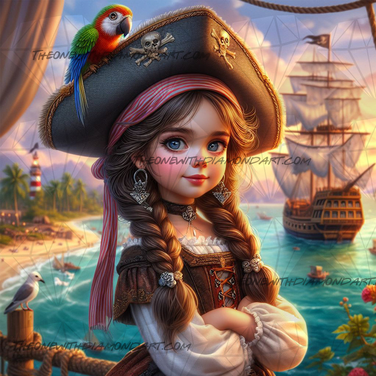 Little Miss Captain ©Morgana Fantasy AI