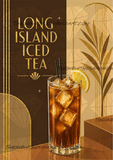 *Paint By Numbers* Cocktail Hour - Long Island Iced Tea ©The One With The Diamond Art